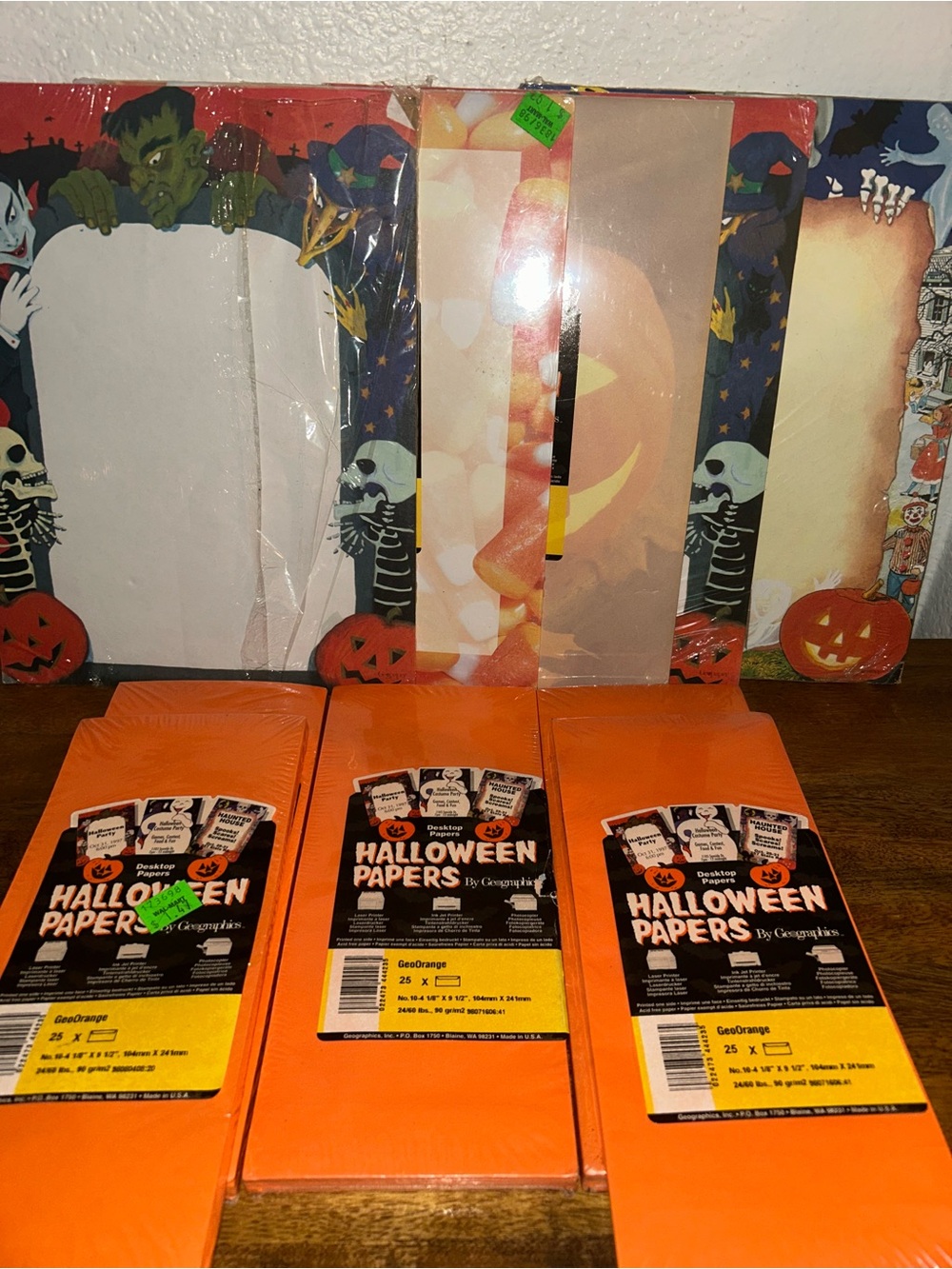 Halloween Kids Costume Accessory Paper Packs by George & Envelopes - Orange